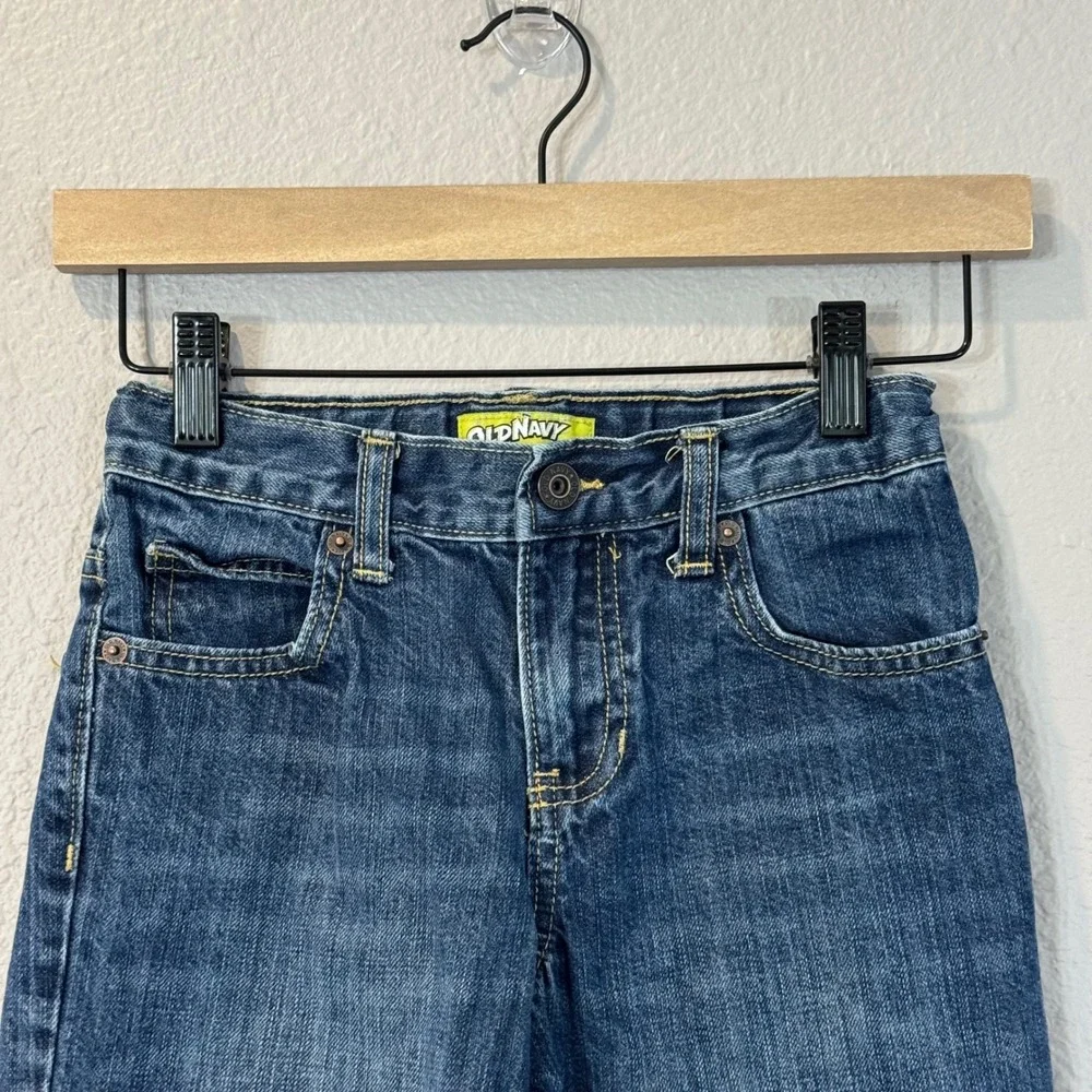 Lot of 2 Old Navy Boy's Size 8 NWT Tan Chino Pants & Blue Straight Leg Jeans